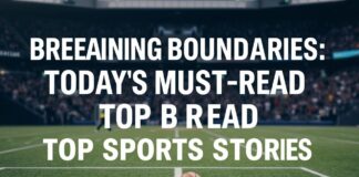 Breaking Boundaries: Today’s Top Sports Stories You Can’t Miss Breaking Boundaries: Today's Must-Read Top Sports Stories