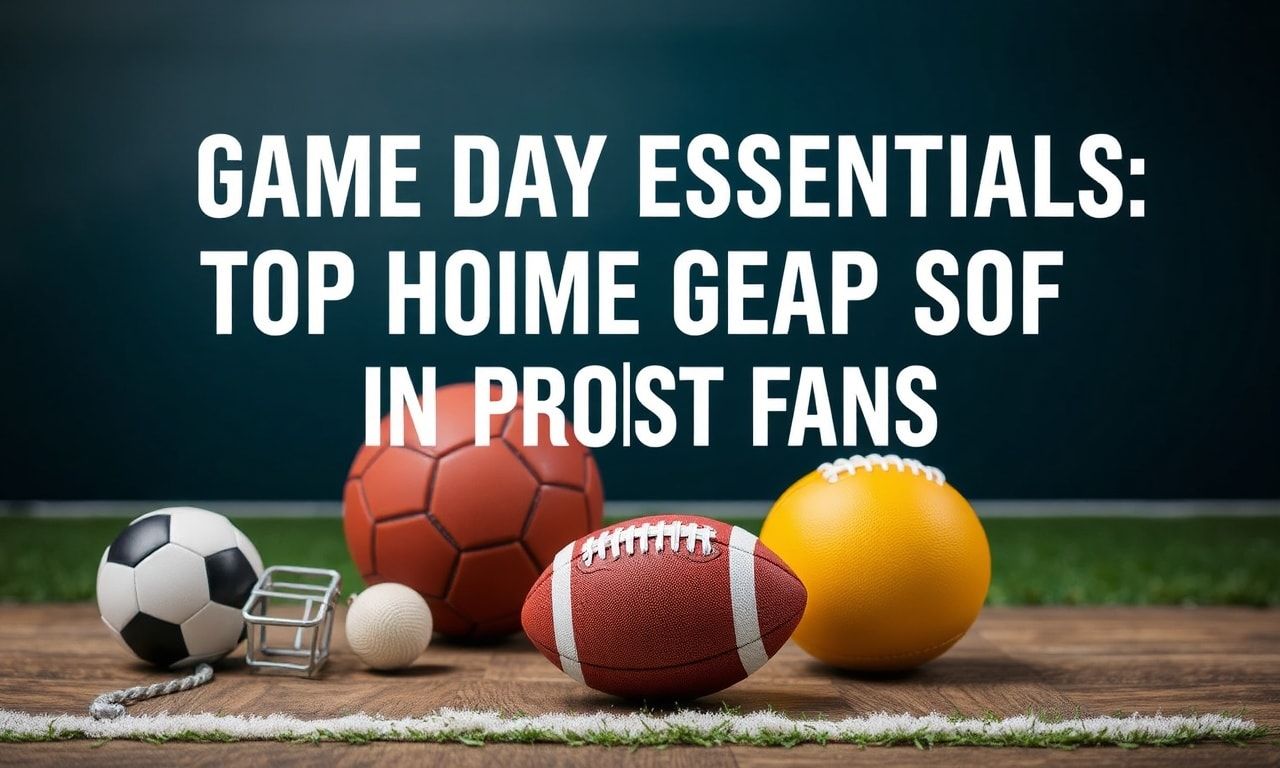Game Day Essentials: Top Home Gear for Pakistani Sports Fans