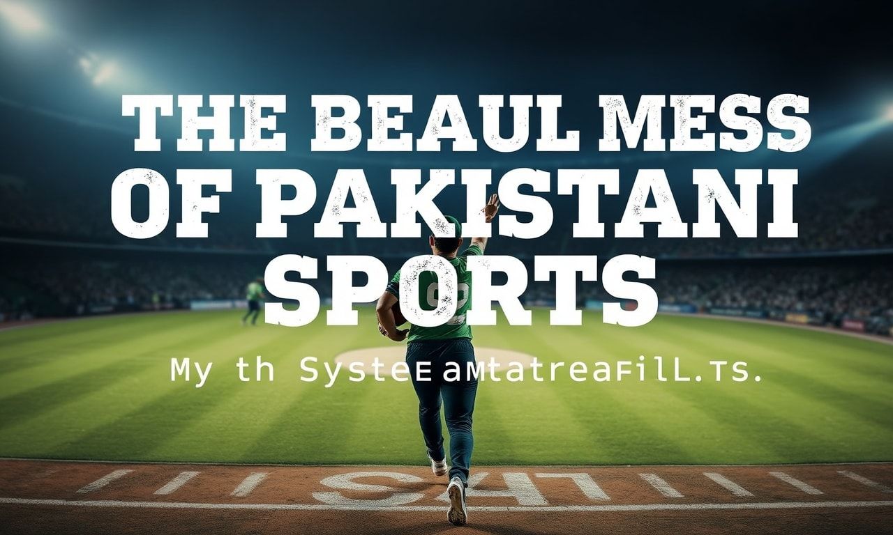 The Beautiful Mess of Pakistani Sports: My Love-Hate Relationship