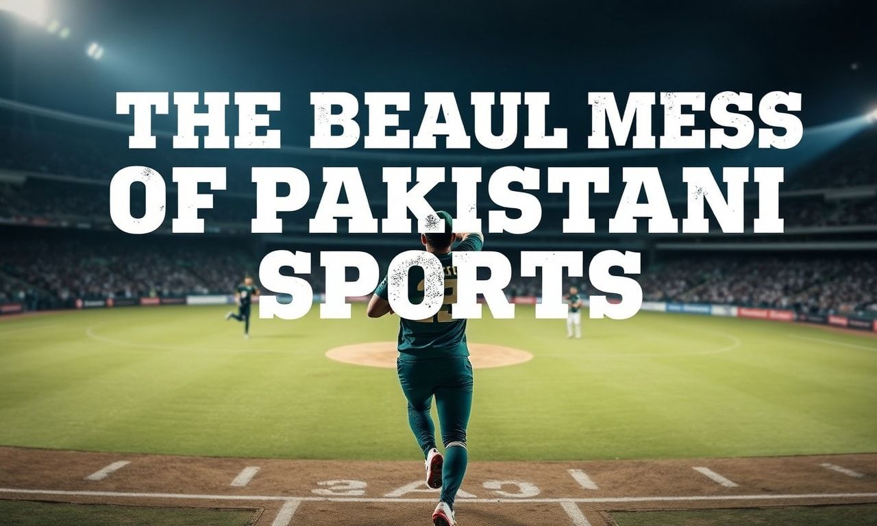 The Beautiful Mess of Pakistani Sports: Why We Love It Despite Everything