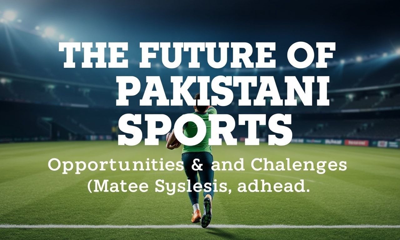 The Future of Pakistani Sports: Opportunities and Challenges on the Horizon
