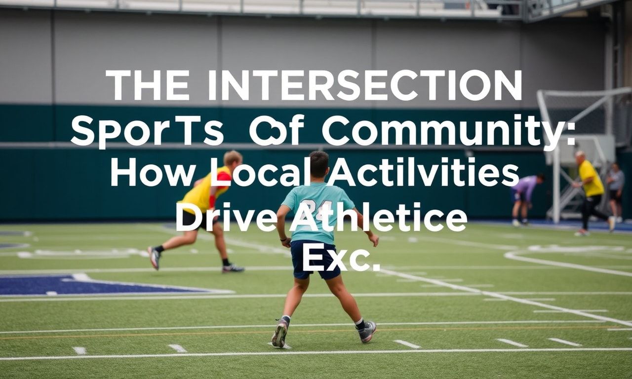 The Intersection of Sports and Community: How Local Activities Fuel Athletic Excellence